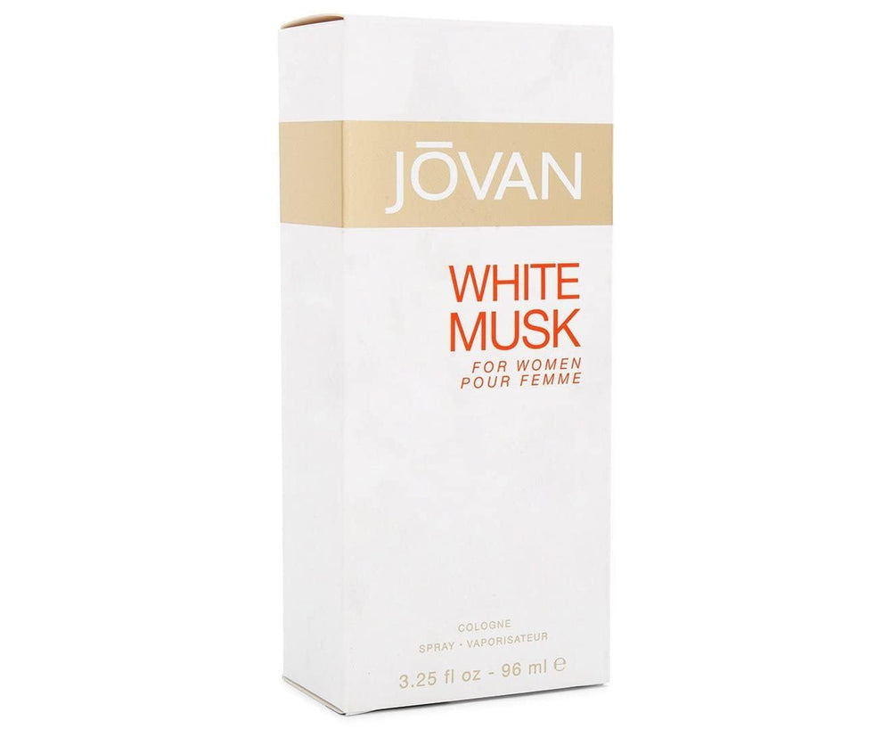 Jovan White Musk box packaging communicates authenticity and US origin