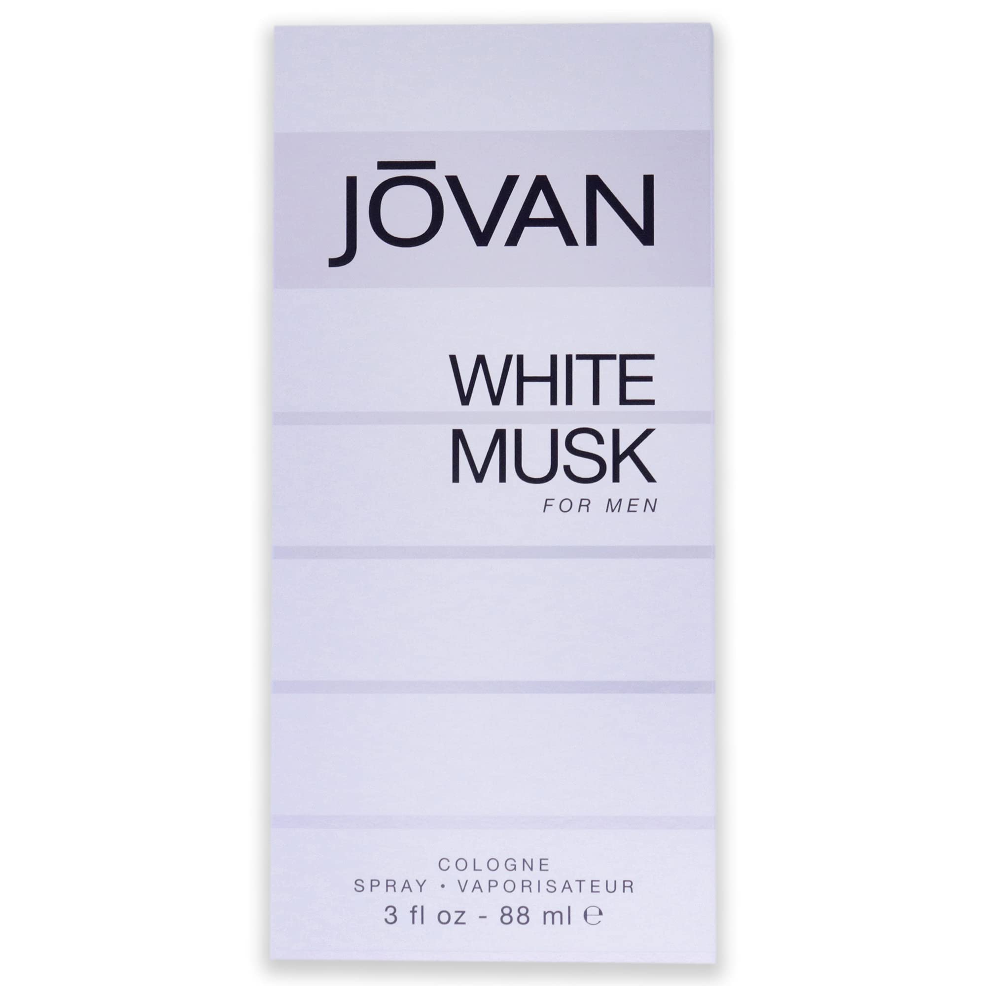 Jovan White Musk Men spray application moment for quick, easy re-application.