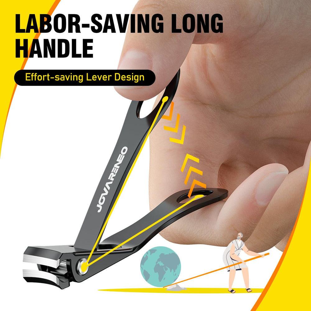 Jovareneo ergonomic grip supports steady trimming and better control.