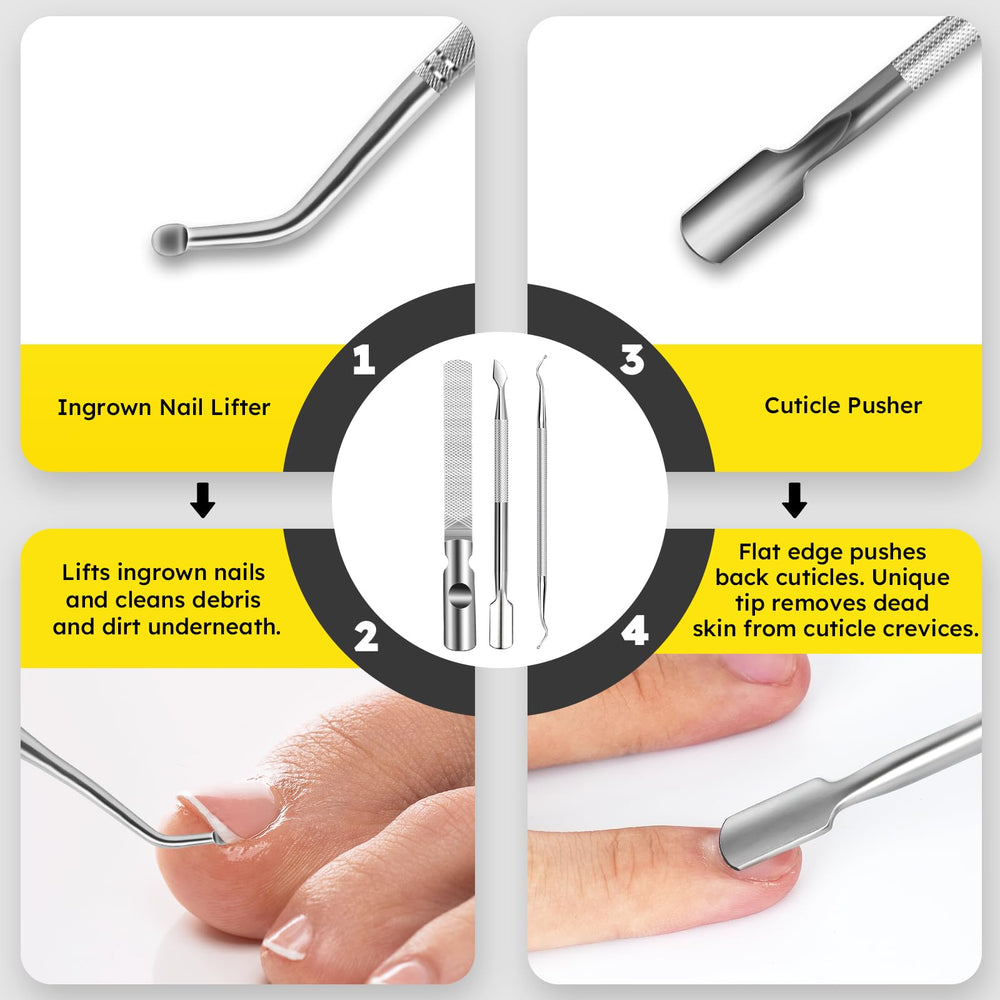 Jovareneo nail file for smoothing nails to desired length.