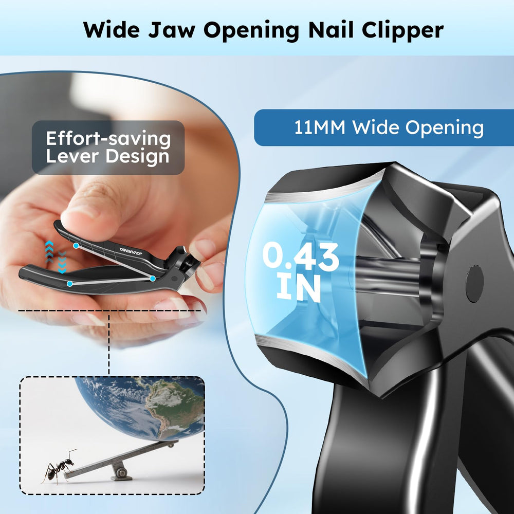 Jovareneo Eagle Beak blade demonstrates precise edging for ingrown or curved nails.