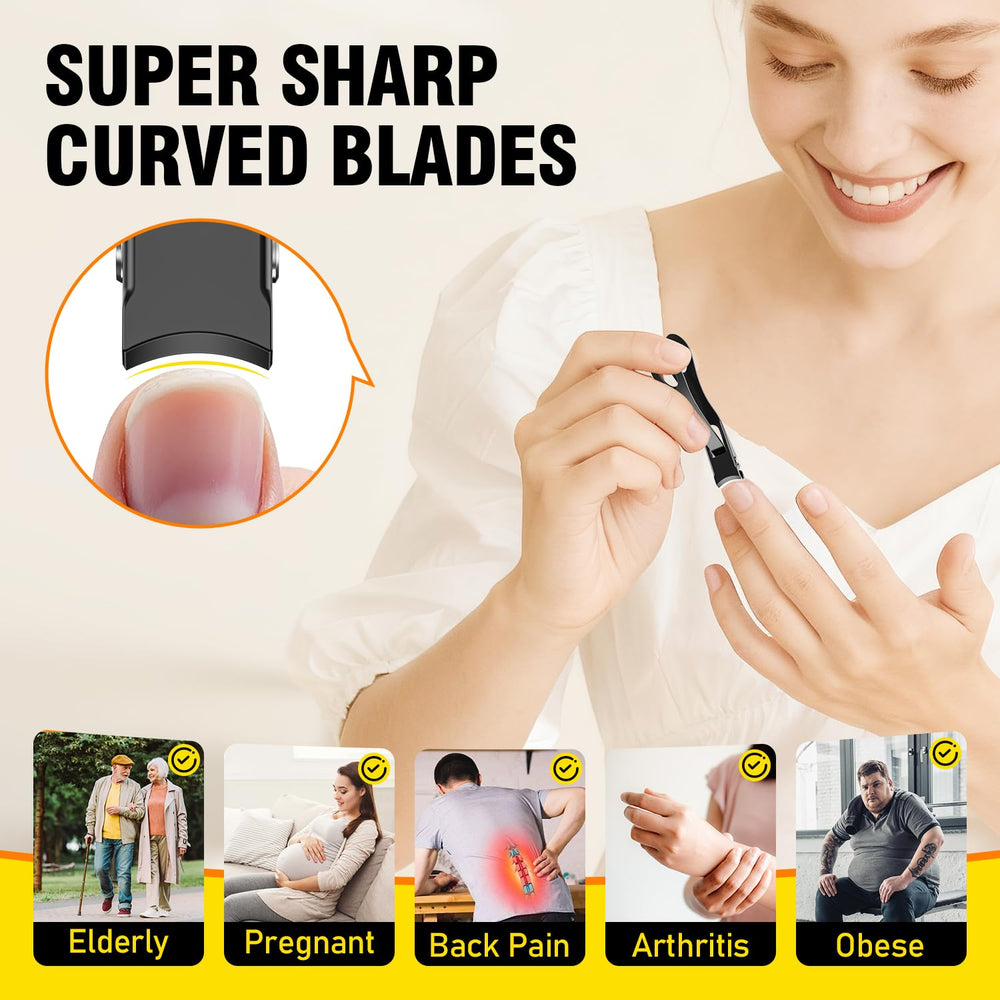 Jovareneo ultra-sharp curved blades deliver safe cuts on nails.