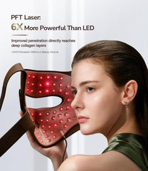 JOVS 4D Laser Therapy Mask 1064nm longwave light for deeper collagen stimulation