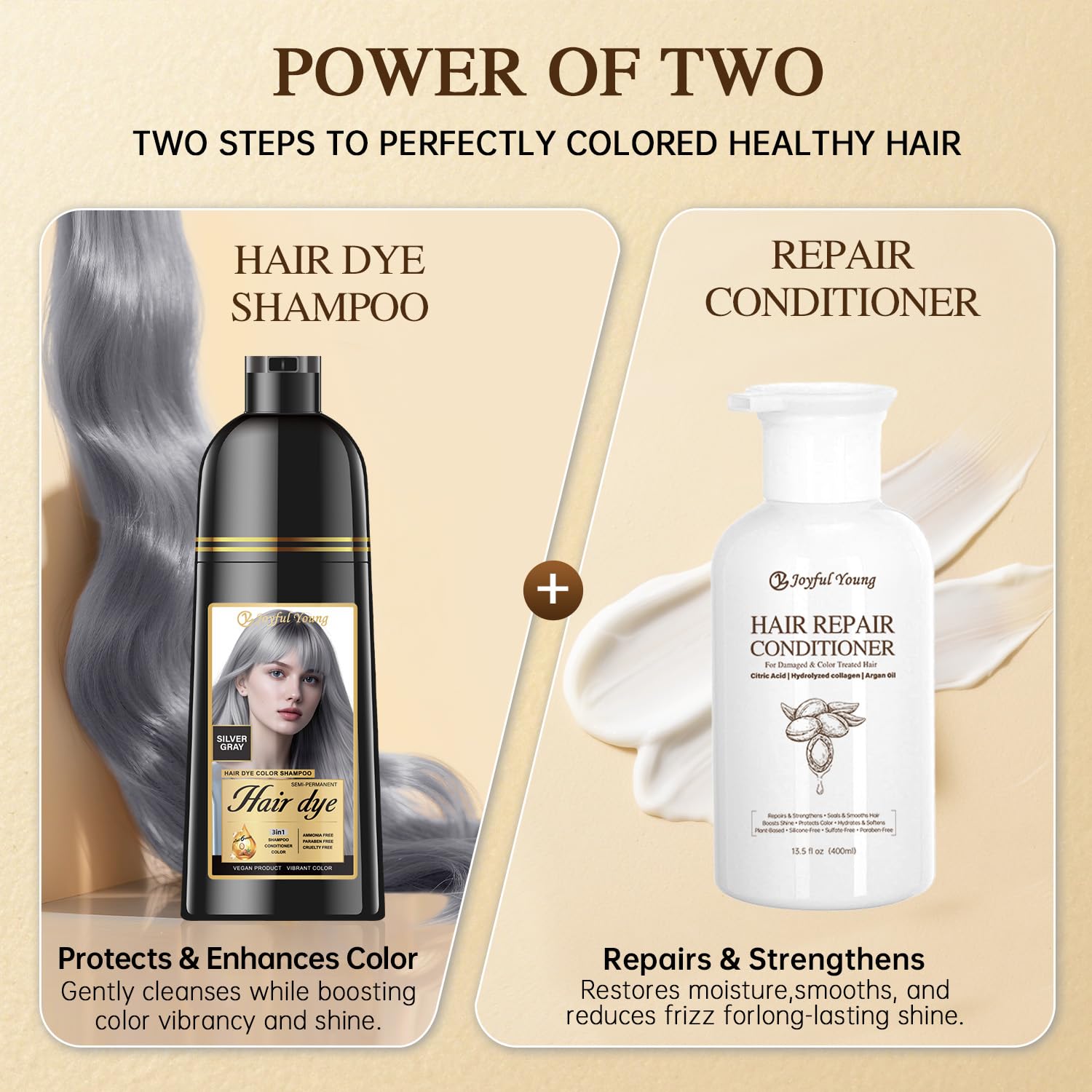 Joyful Young soft shine finish reveals smooth, healthy-looking results.