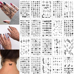 JoyfulGlam 630pcs finger tattoo set offers quick, wearable designs for daily flair.