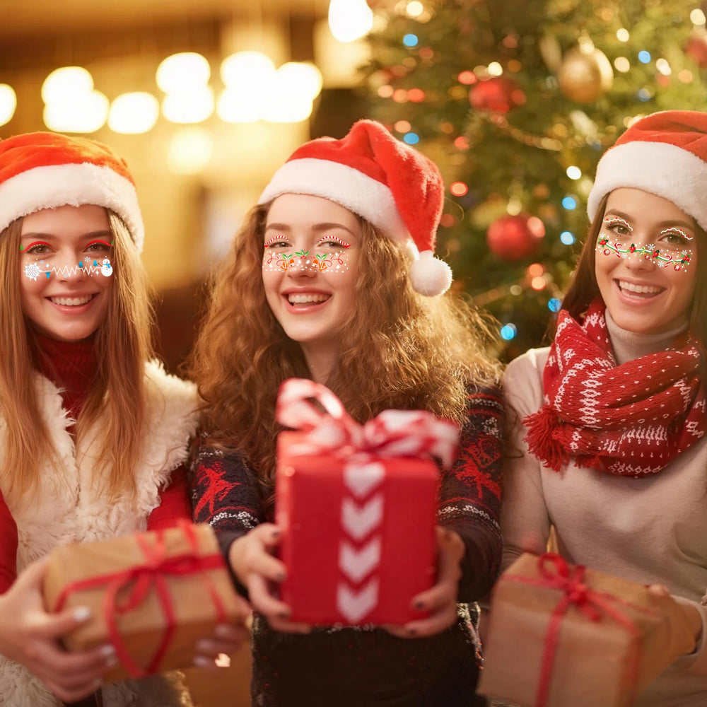 JoyfulGlam Christmas tattoos kids collection is kid-friendly and easy to apply