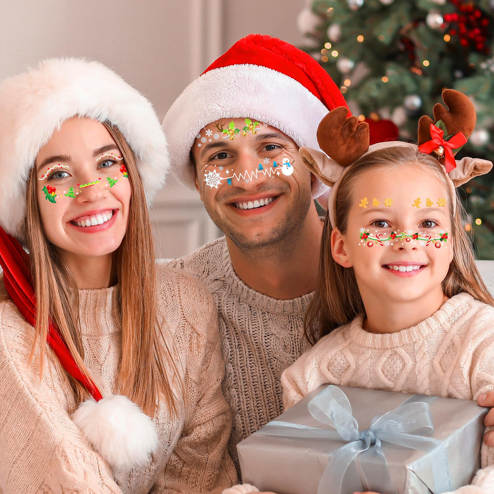 JoyfulGlam Christmas tattoos reindeer add playful charm to gatherings
