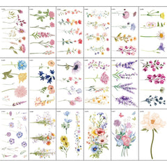 JoyfulGlam flower tattoos dandelions—light, carefree decoration for skin