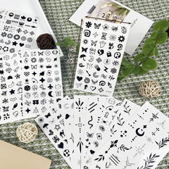 JoyfulGlam sun and moon designs provide chic body art for events and everyday style.