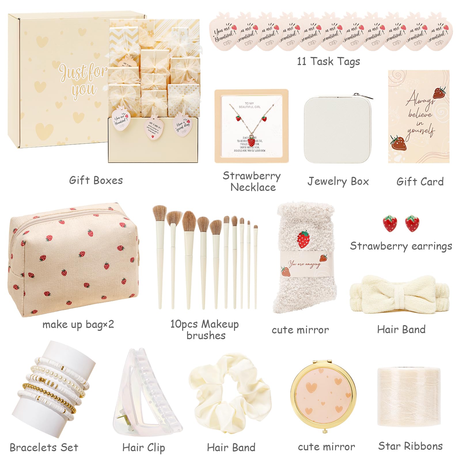 Joyliss 11 gift box contents—colorful treasures spark celebration