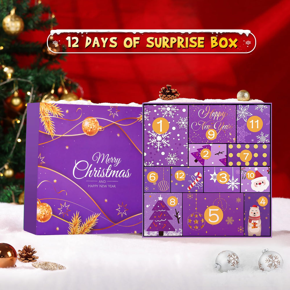 Joyliss Advent Calendar bath salts bombs illustrating at-home spa treats