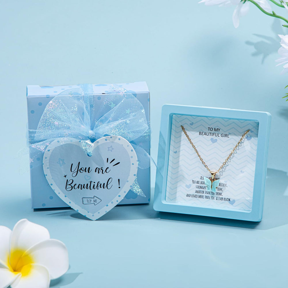 Joyliss necklace-box presents a delicate piece with elegant packaging.