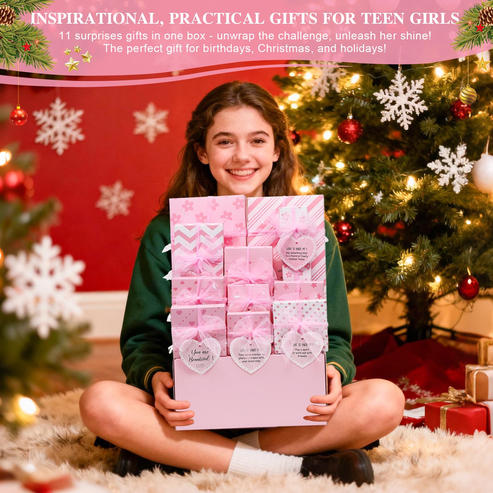 Joyliss unboxing moment captures excitement and gift anticipation.