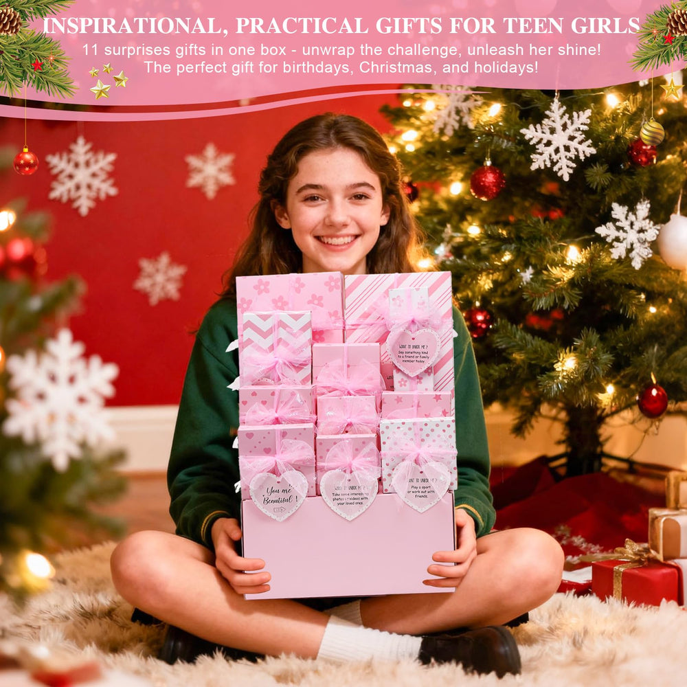 Joyliss unboxing moment captures excitement and gift anticipation.