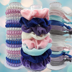 Joyora scrunchie-holder-tower displays 24–60 pieces on a sturdy surface
