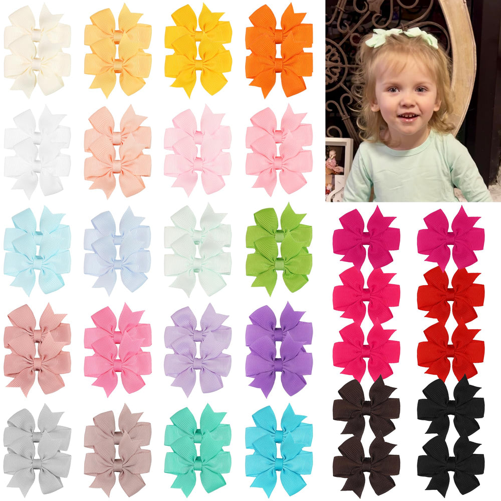 JOYOYO baby hair clips closeup with built-in non-slip grip.