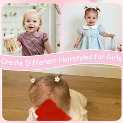 JOYOYO non-marking leather bands protect delicate baby hair during hairstyles