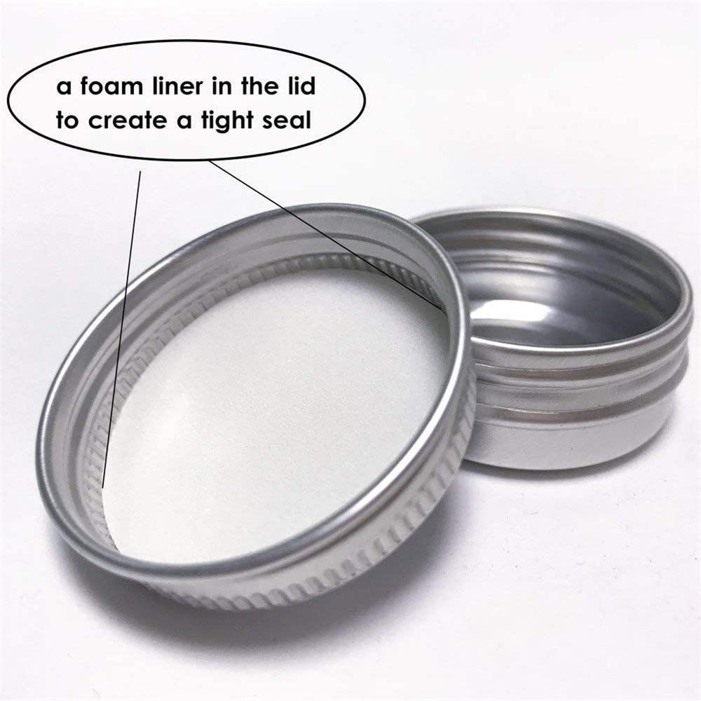 Joywee makeup tin jar eye shadow compact for travel storage