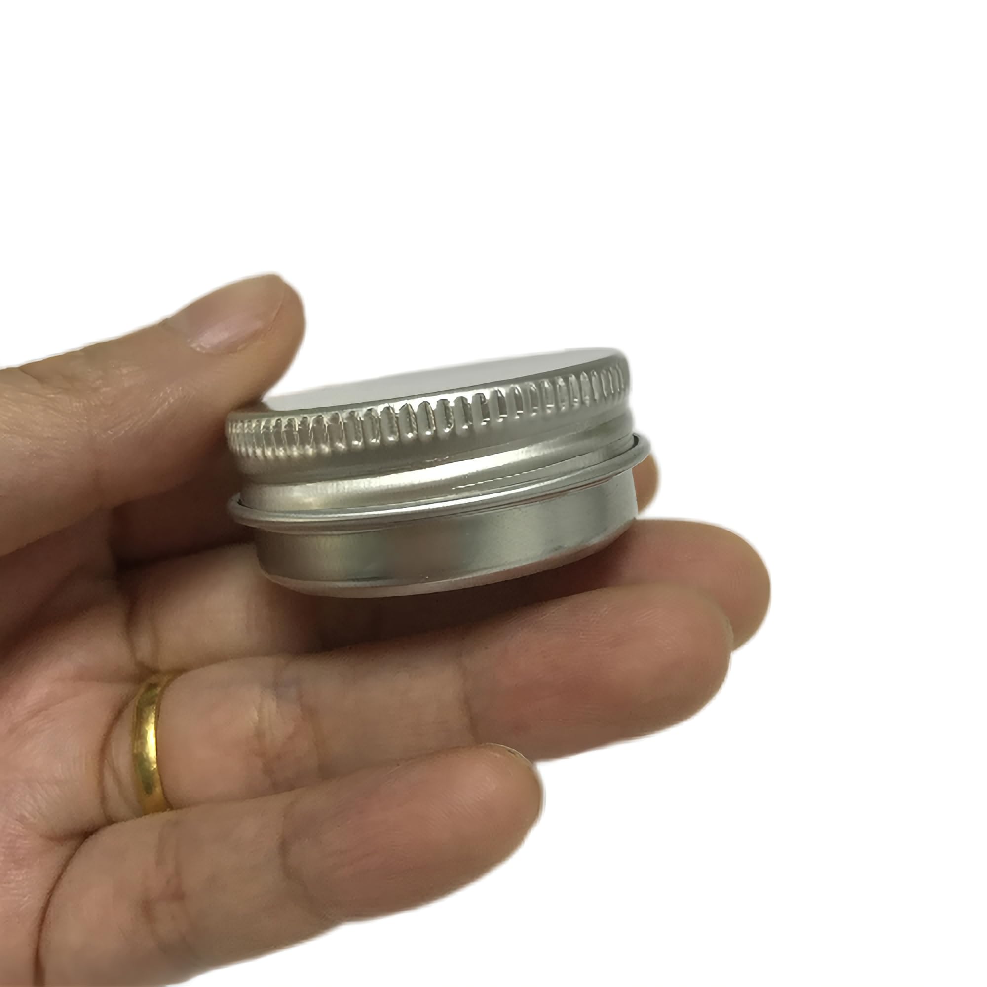 Joywee powder tin jar for organized cosmetics on the move