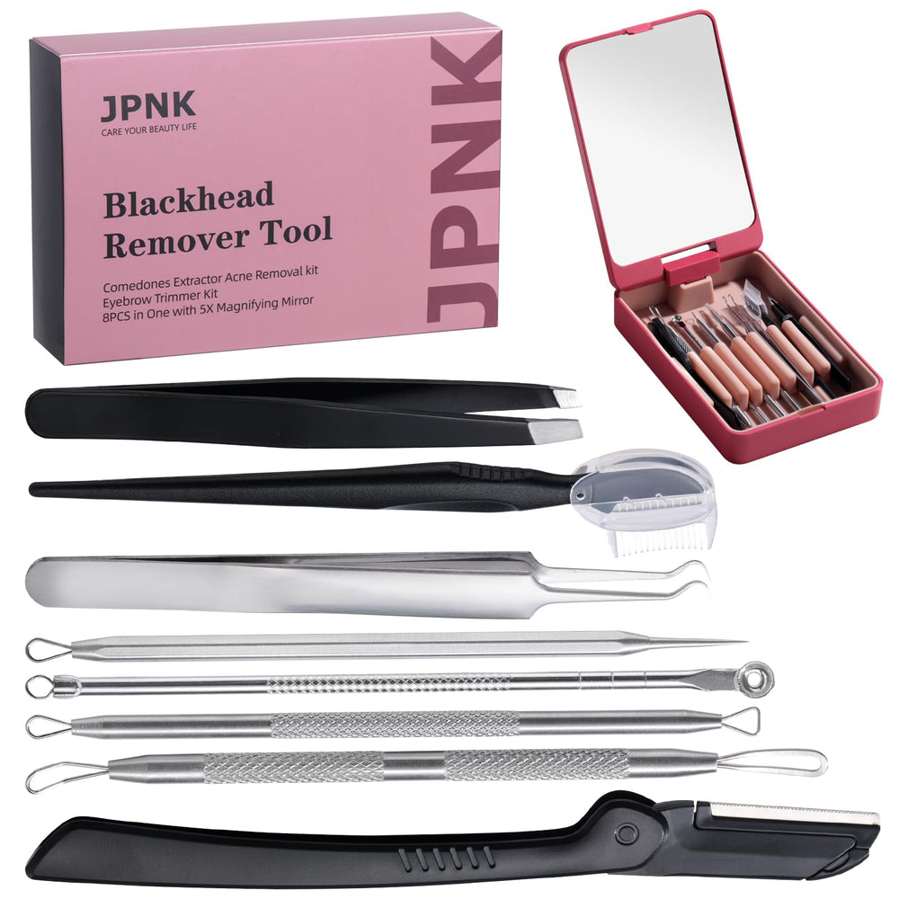 JPNK eyebrow tweezer precision-grip demonstrates snag-free brow shaping and clean removal.