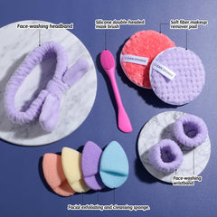 JPNK pink exfoliator sponge for gentle facial exfoliation and smoother skin.
