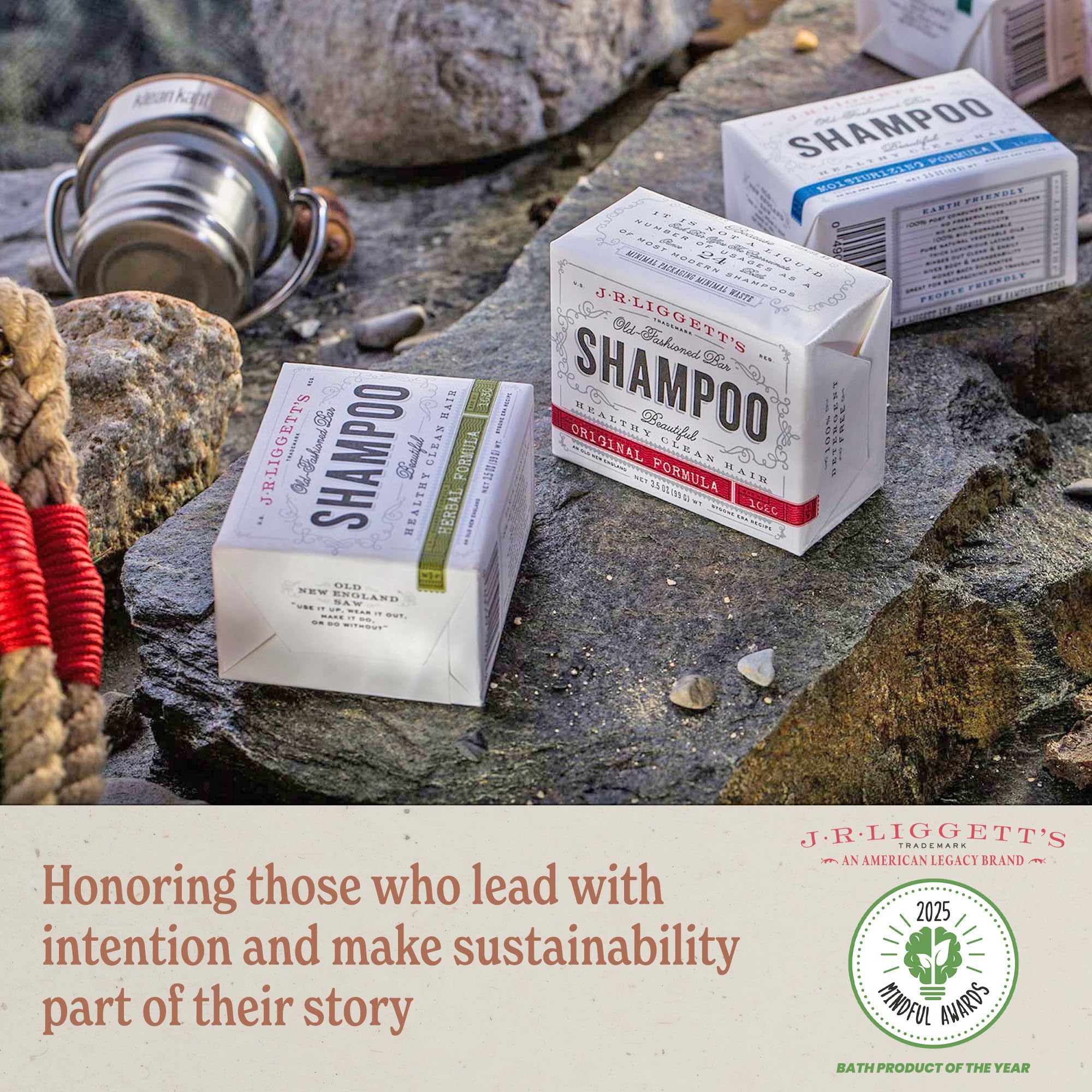 J.R.LIGGETT'S shampoo bar air-dry storage tip for longevity