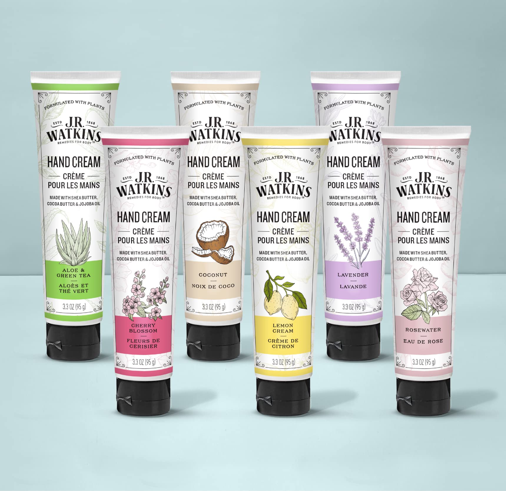 J.R. Watkins coconut-scented hand cream aroma