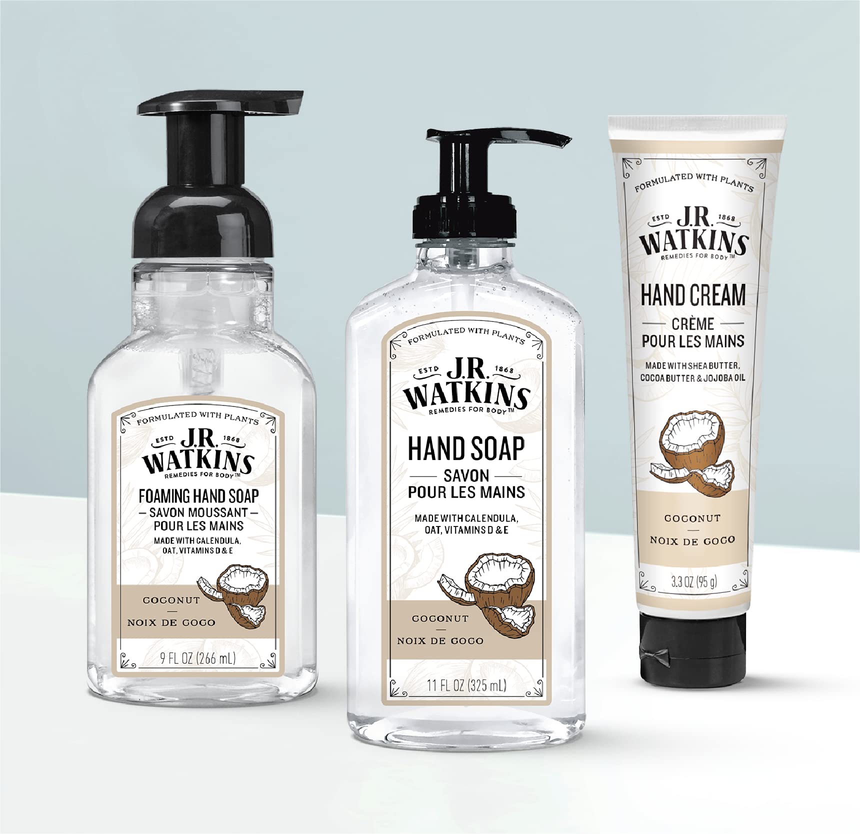 J.R. Watkins hand cream tube being applied for easy use