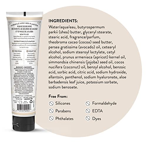 J.R. Watkins hand cream with cocoa butter hydrates and smooths skin