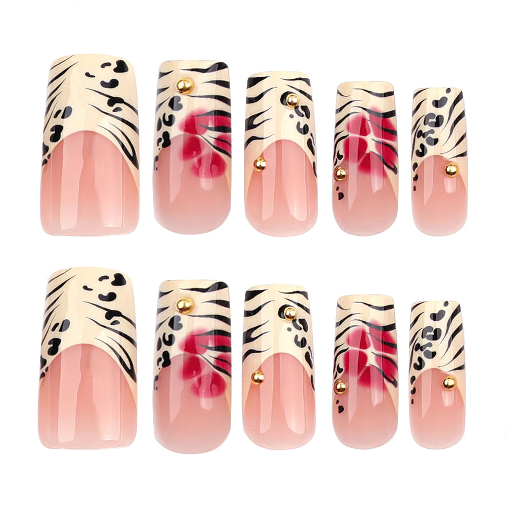 Jremg full-cover press-on nails with natural fit and shine.
