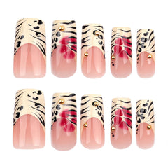 Jremg full-cover press-on nails with natural fit and shine.