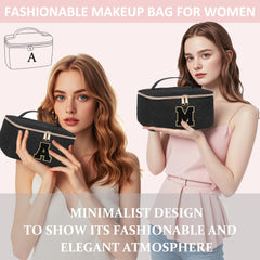 JRQCSJY personalized cosmetic bag with letter design enhances gift-giving and daily routine.