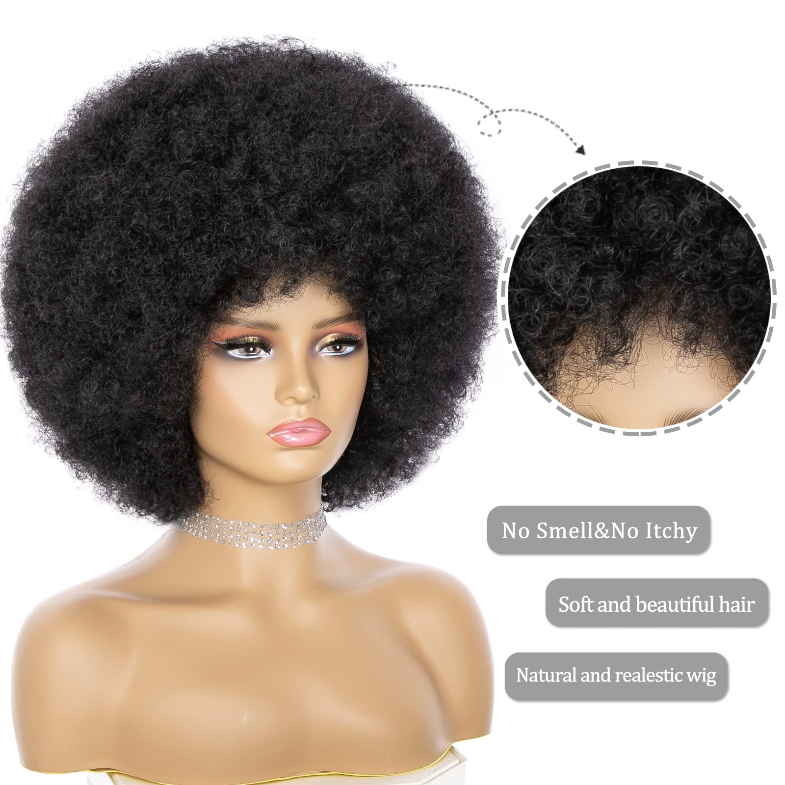JSDshine Afro wig packaged with care for safe storage