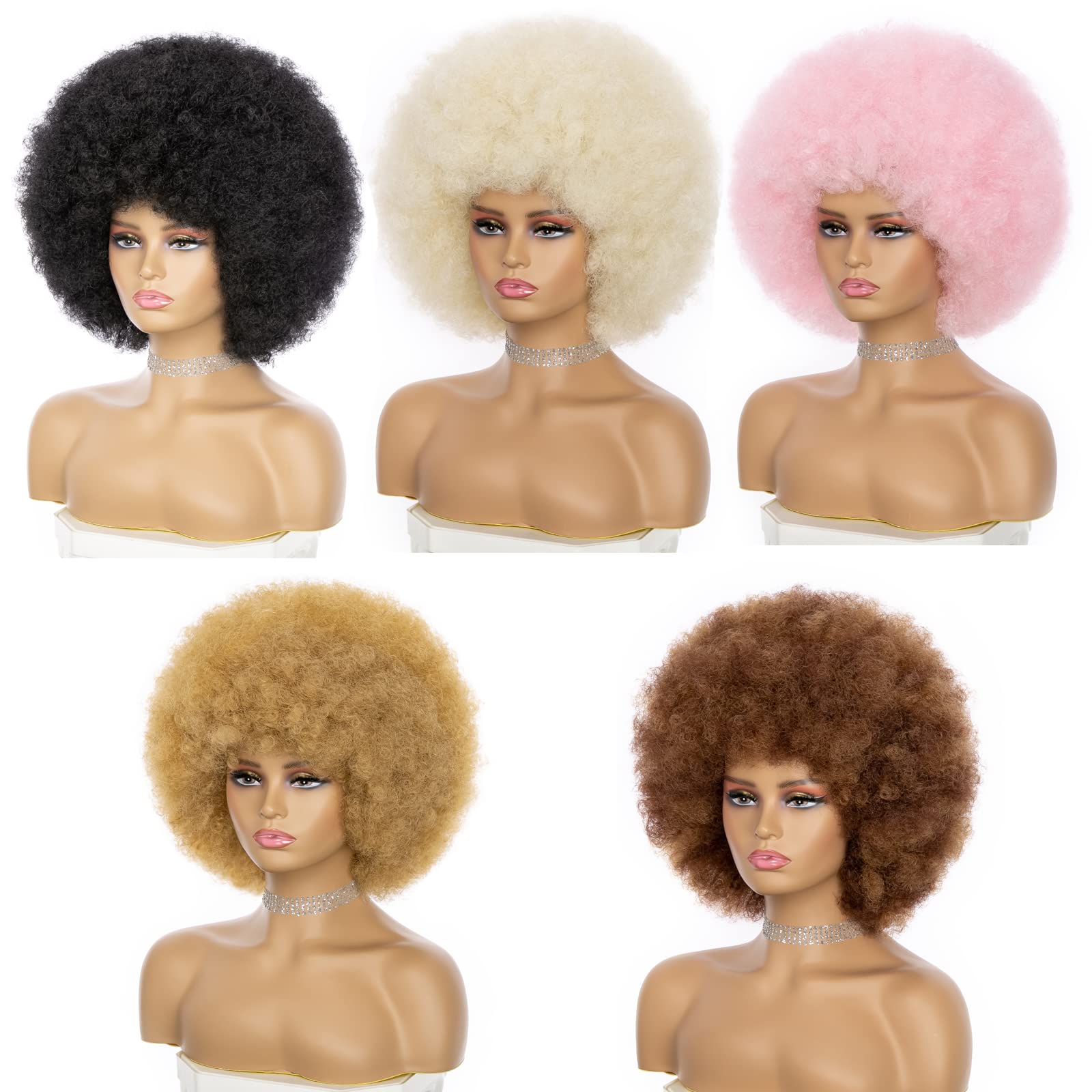 JSDshine daily or party look Afro wig for versatile wear