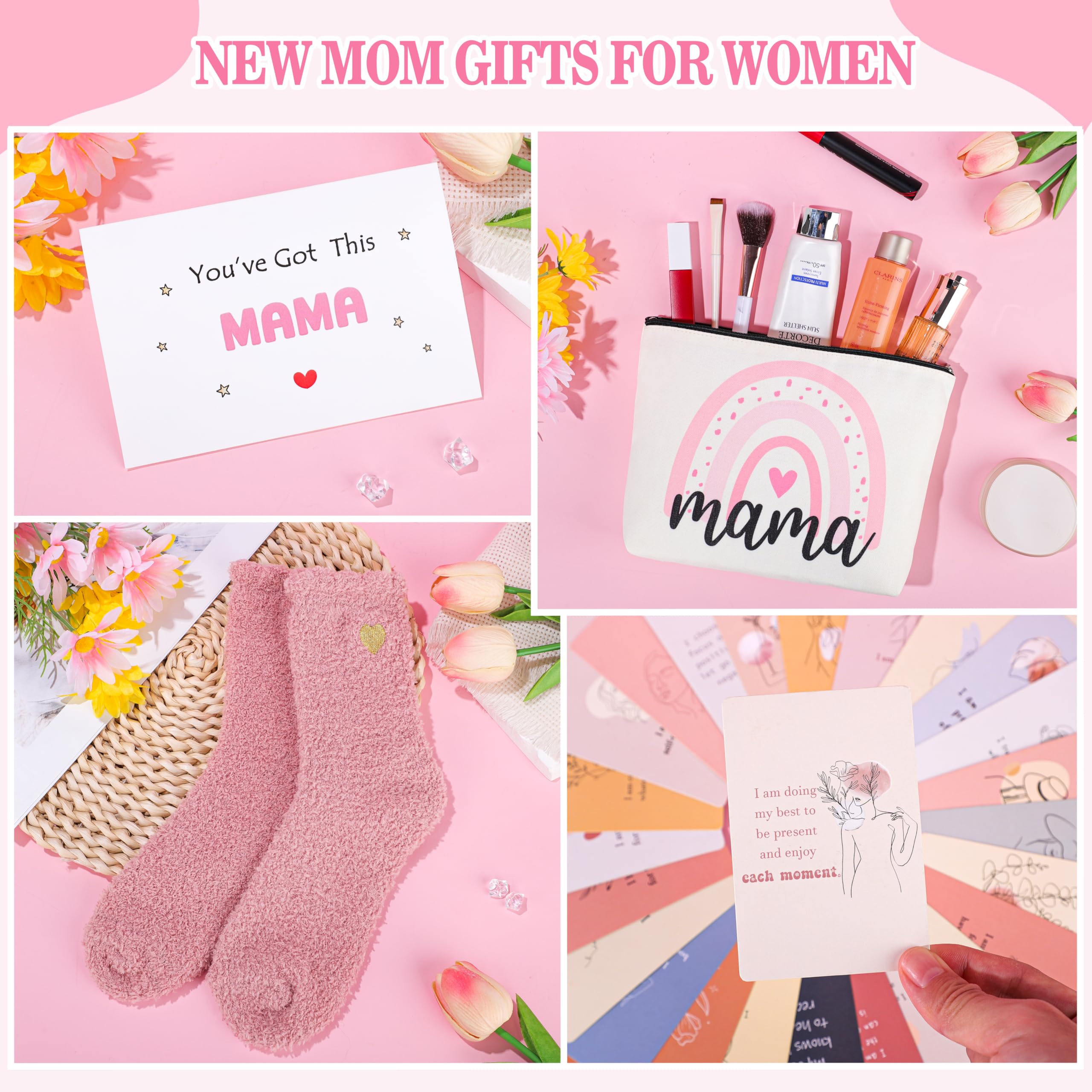 JSTUMB New Mom Gifts Warm Socks provide soft, cozy comfort.