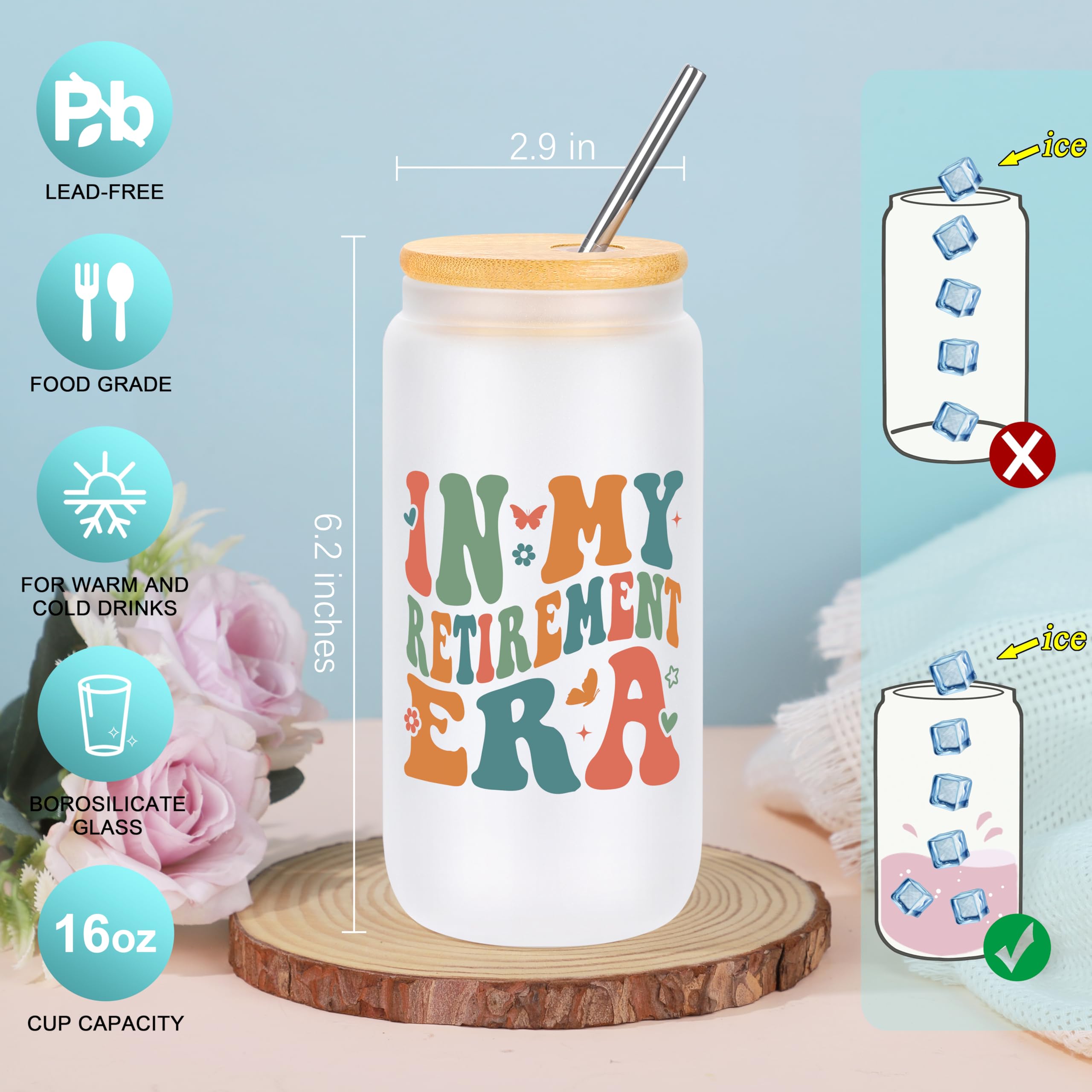JTENGTOP happy retirement soy wax candle evoking calming moments