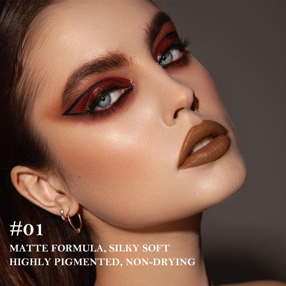 JUAAZIN creamy glide long-wear lip liner for smooth application and no tugging.