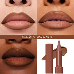 JUAAZIN waterproof smudge-proof kiss-proof lip pencil for all-day color integrity.