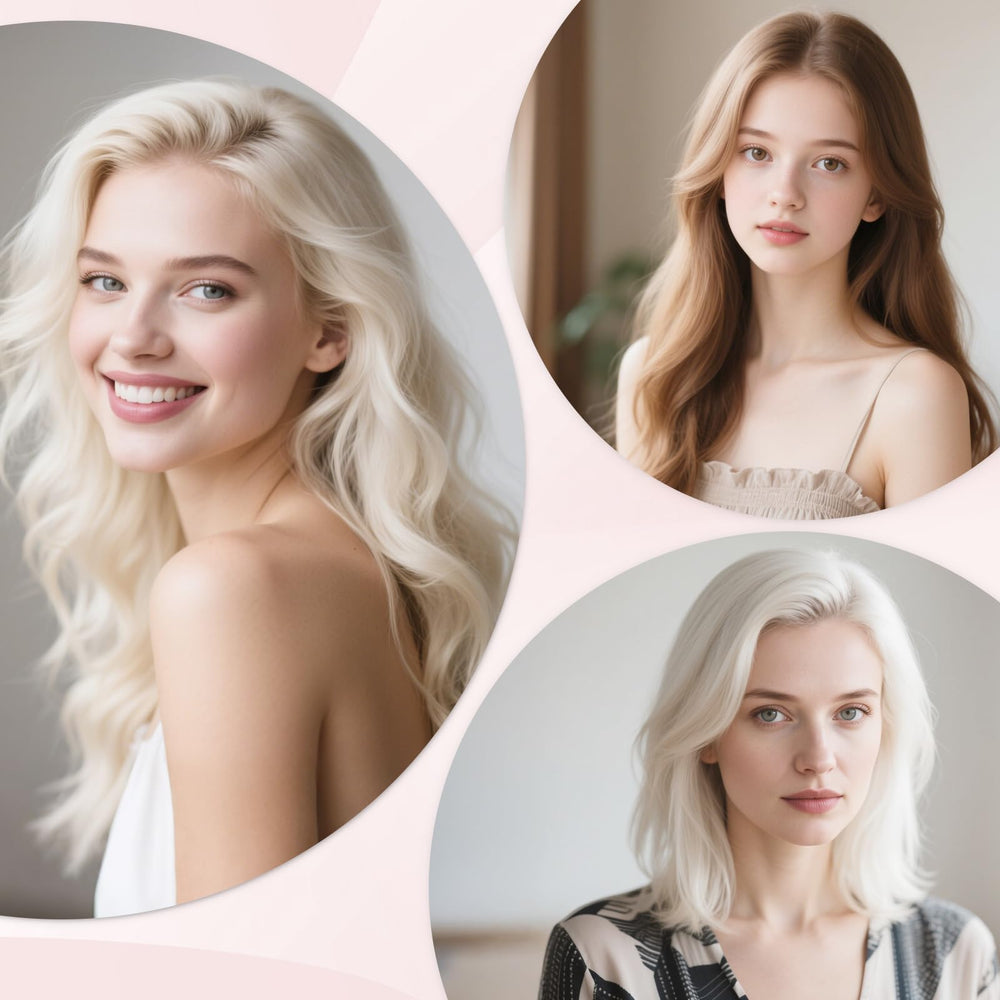 JUANCHI final lightened hair result with even tone.