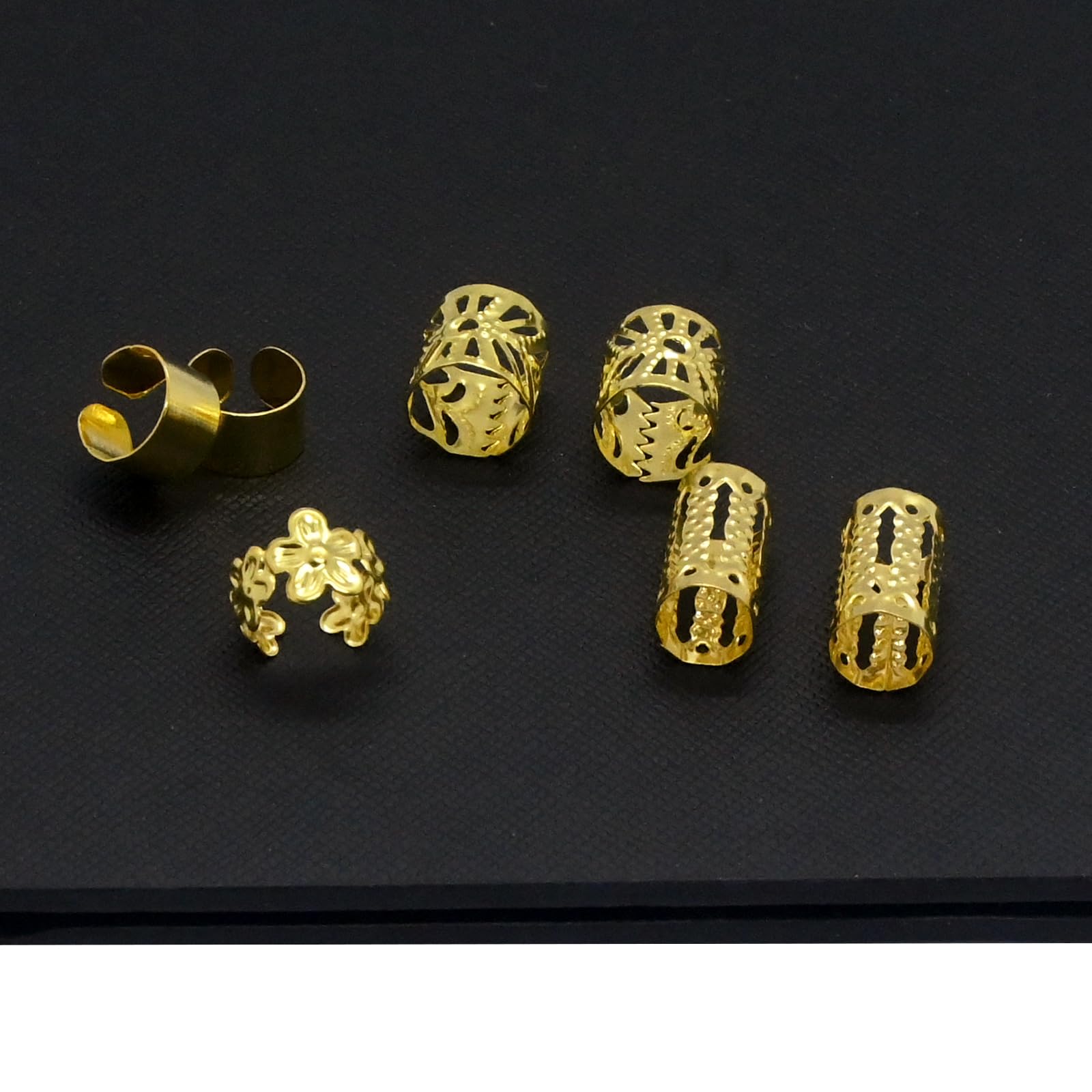 JUCCPUL leaf charms bring natural texture to locs