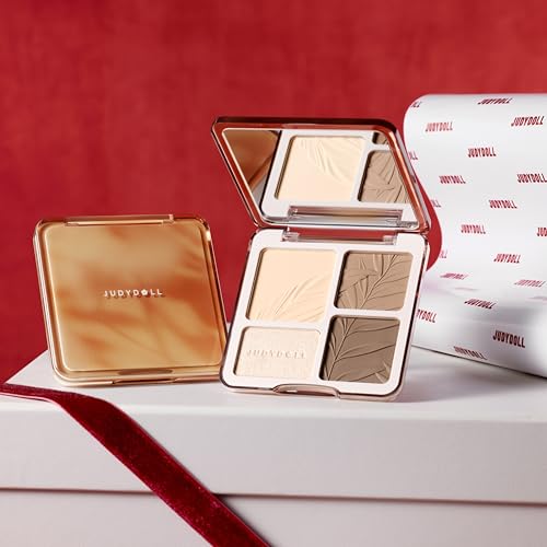 JUDYDOLL Highlight & Contour Palette ideal for cool and olive skin tones