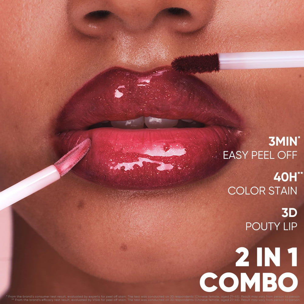JUDYDOLL hydrating formula packaging highlights moisture-rich, non-sticky feel.