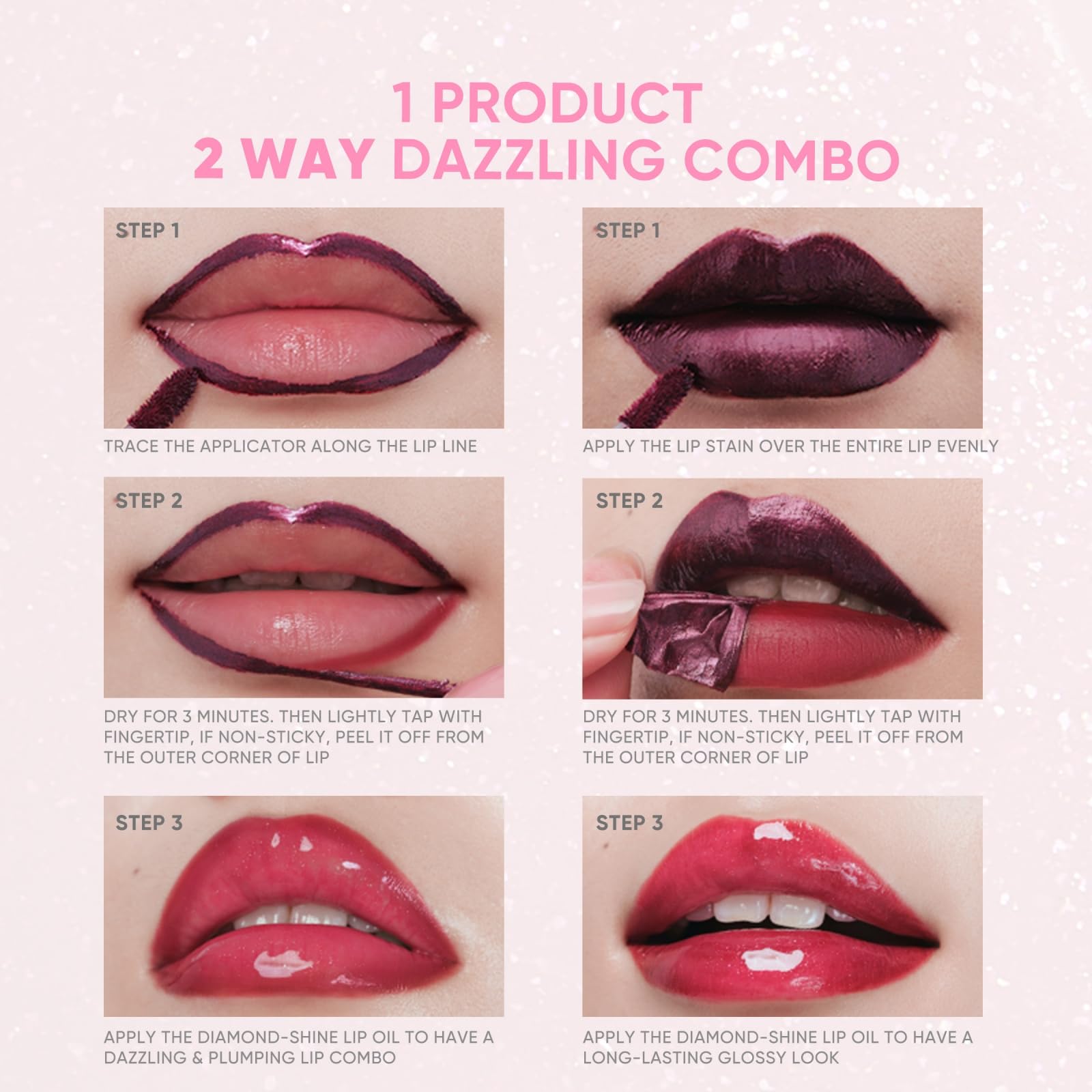 JUDYDOLL Hydrating, non-sticky gloss keeps lips comfortable and glossy.