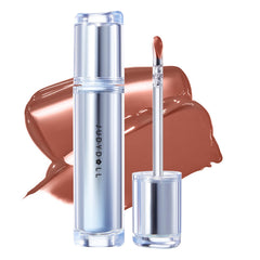Judydoll Ice Watery Lip Gloss bottle closeup with glossy finish and vibrant color