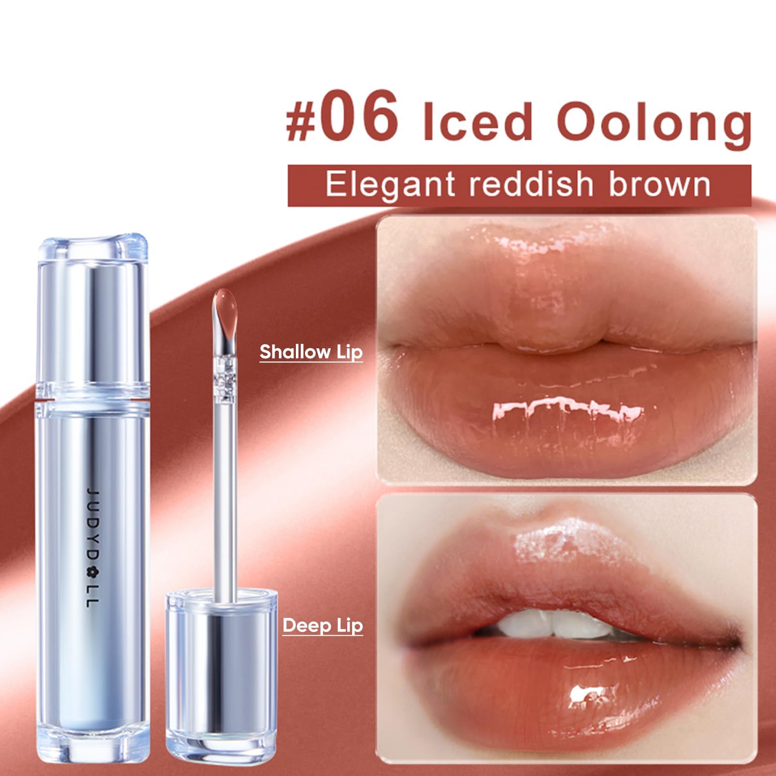 Judydoll Ice Watery Lip Gloss waterproof durability impression