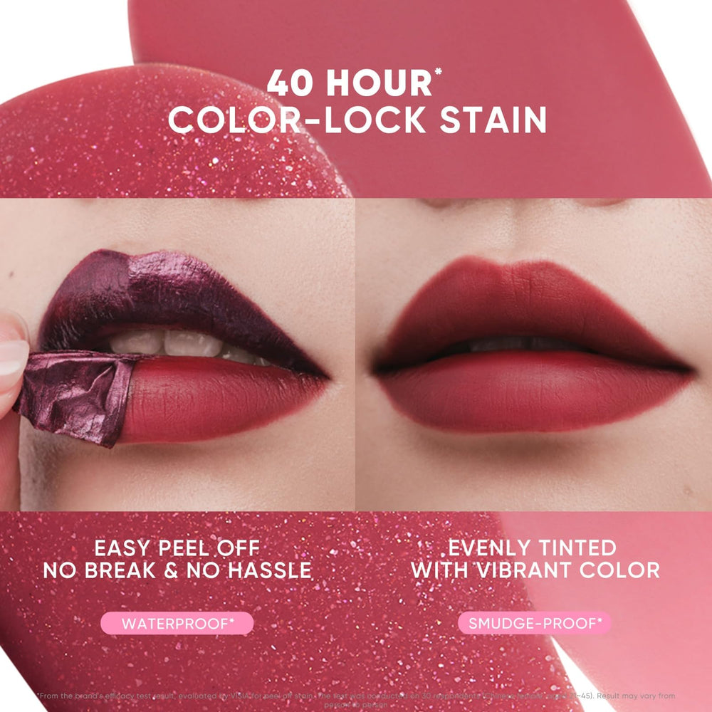 JUDYDOLL mint cooling gloss swatch showcases refreshing lip comfort and shine.