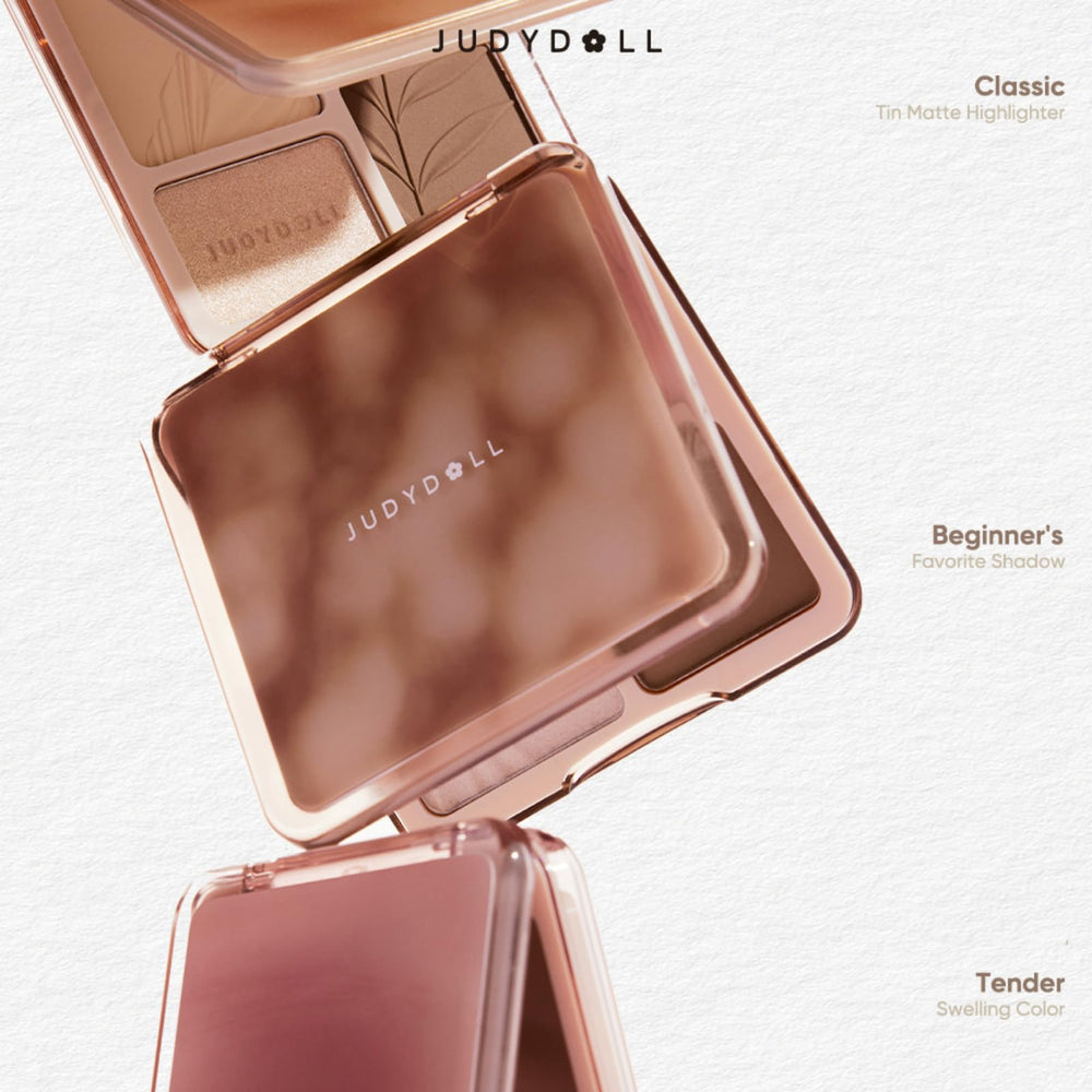 JUDYDOLL Tree Shadow Palette portable compact ideal for purse-touchups throughout the day.