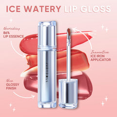 JUDYDOLL Waterproof long-lasting lip gloss resists fading through meals.