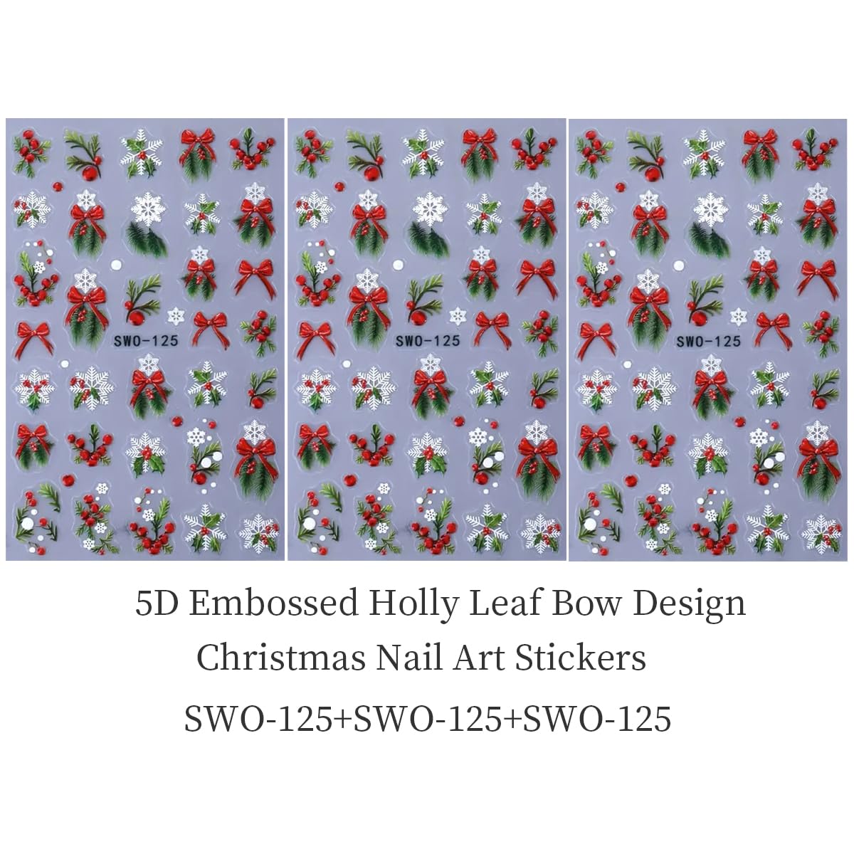 JUGGSSA 3D-decal peel-and-stick design for fast nail art.