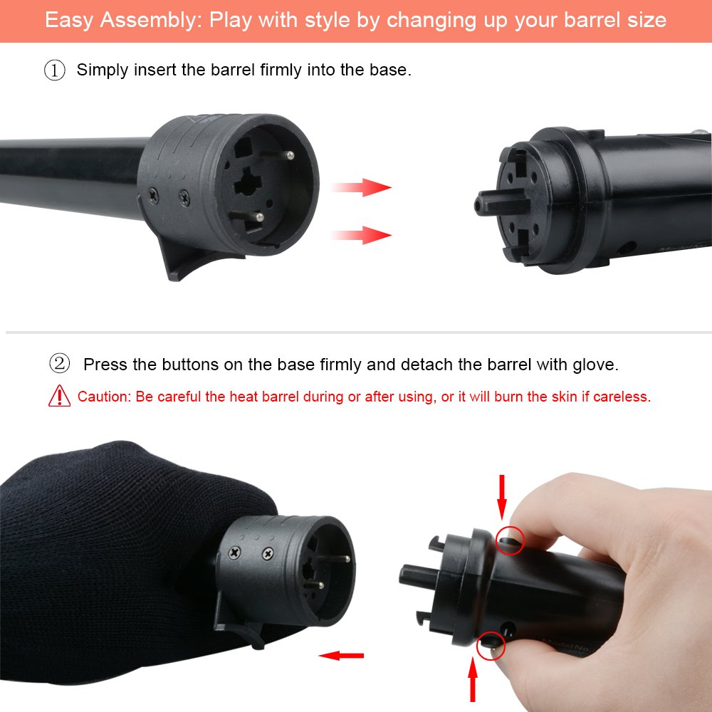 JuHaLeiw 0-75-1-25 inch barrel combo for loose to medium curls.
